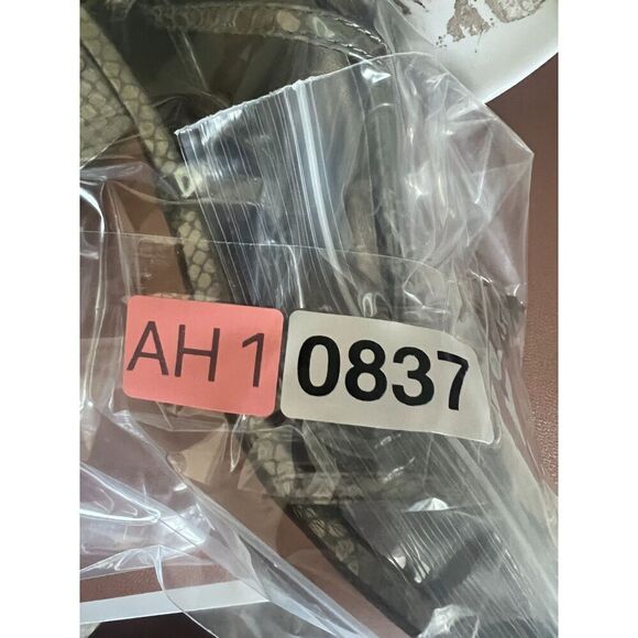 Loft Loft Womens Shoes Heels Sandals Strappy Silver casual Size 7 M - Picture 7 of 7